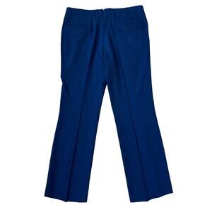 Unbranded Men's Blue Pinstripe Dress Pants – Size L